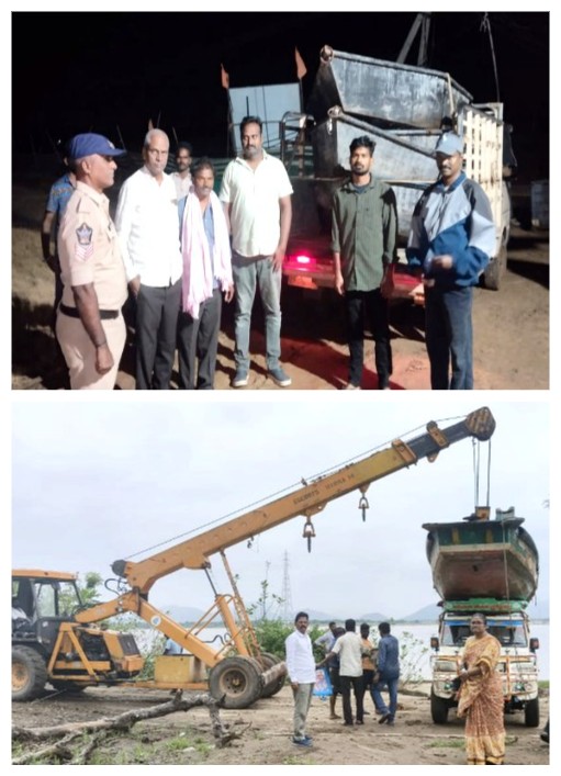 The Desk…Eluru : ఏలూరు జిల్లా నుండి ఎన్టీఆర్ జిల్లాకు 22 బోట్లు…. కైకలూరు నుండి 5, కలిదిండి నుండి 15 బోట్లు