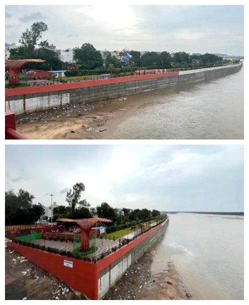 The Desk… Vijayawada : వాల్ – వార్..‼️  [WALL- WAR] (రిటైనింగ్ వాల్)