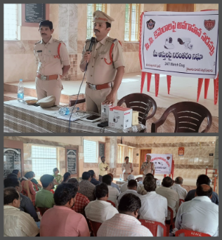 The Desk… Kaikaluru : ఒక్క సీసీ కెమెరా పదిమంది పోలీసులతో సమానం : అవగాహన సదస్సులో రూరల్ సీఐ వి రవికుమార్ వెల్లడి