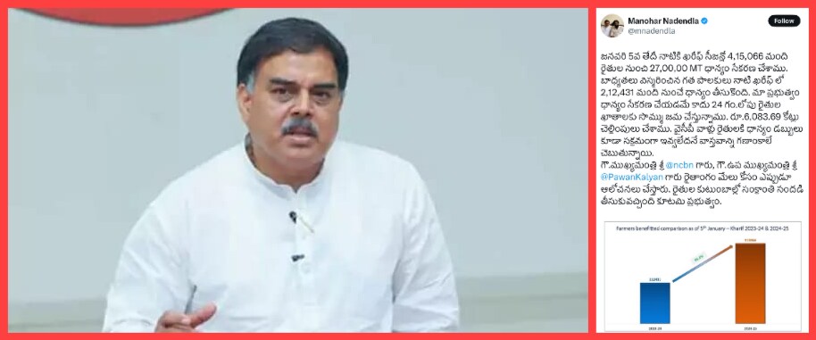 The Desk… Amaravati : కూటమి ప్రభుత్వంతో రైతుల కుటుంబాల్లో సంక్రాంతి సందడి : మంత్రి నాదెండ్ల