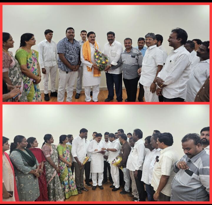 The Desk… Amaravati : మంత్రి నాదెండ్ల మనోహర్ కు నూతన సంవత్సర శుభాకాంక్షలు తెలిపిన ఏపి జేఏసీ నాయకులు