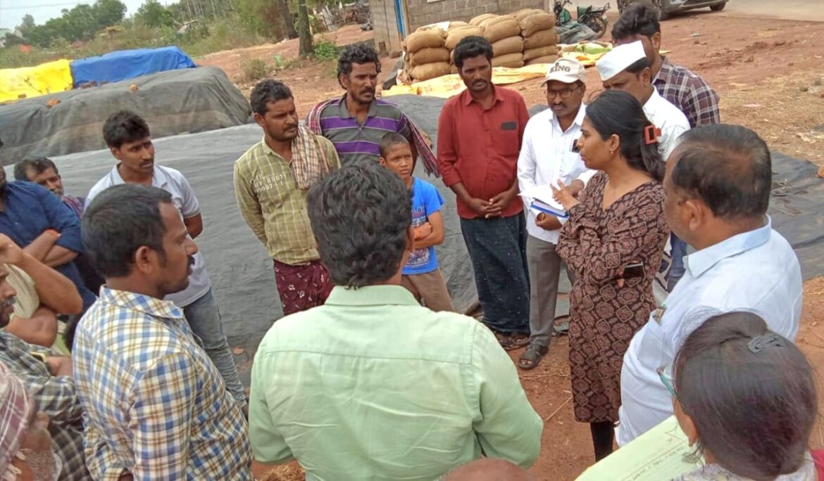 The Desk…Unguturu : ధాన్యం కొనుగోలులో రైతులు అధైర్య పడవద్దు : జాయింట్ కలెక్టర్ పి. ధాత్రిరెడ్డి