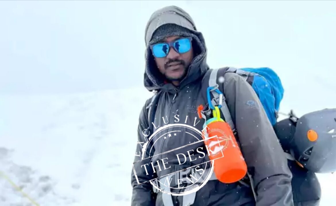 The Desk…International : Summiting Dreams: Andhra Mountaineer Bharat Tammineni Conquers “Cho Oyu”