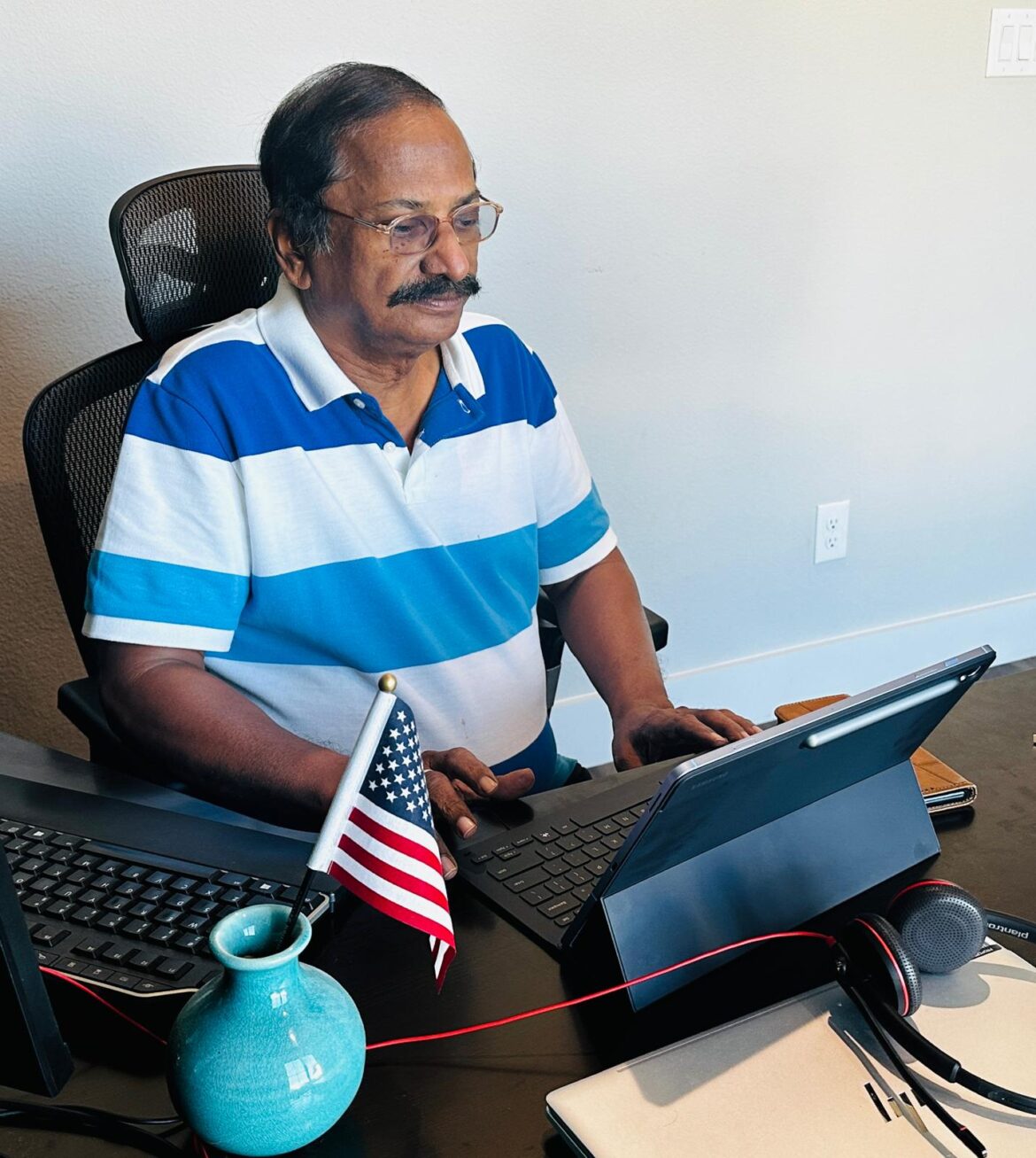 The Desk…Eluru : అమెరికాలో ఉన్నా ఉద్యోగ బాధ్యతలు మరువని పులి శ్రీరాములు