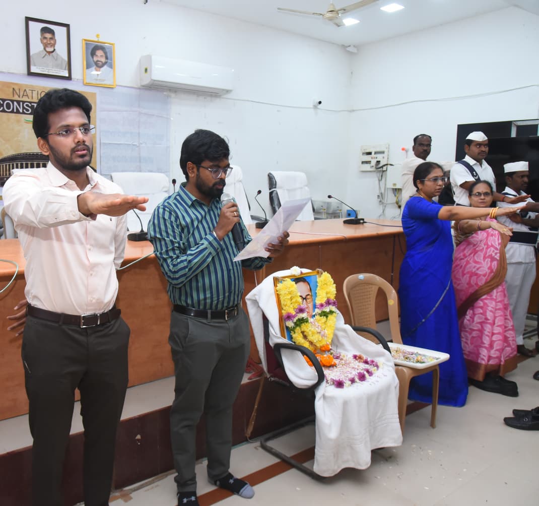 The Desk…Machilipatnam : రాజ్యాంగ రూపకర్తలను స్మరించుకోవడం మనందరి కర్తవ్యం :  జిల్లా కలెక్టర్ డీకే బాలాజీ
