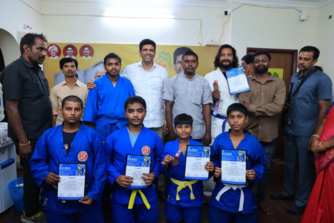 The Desk … Guntur : Guntur District Athletes Shine at 4th National Kudo Tournament