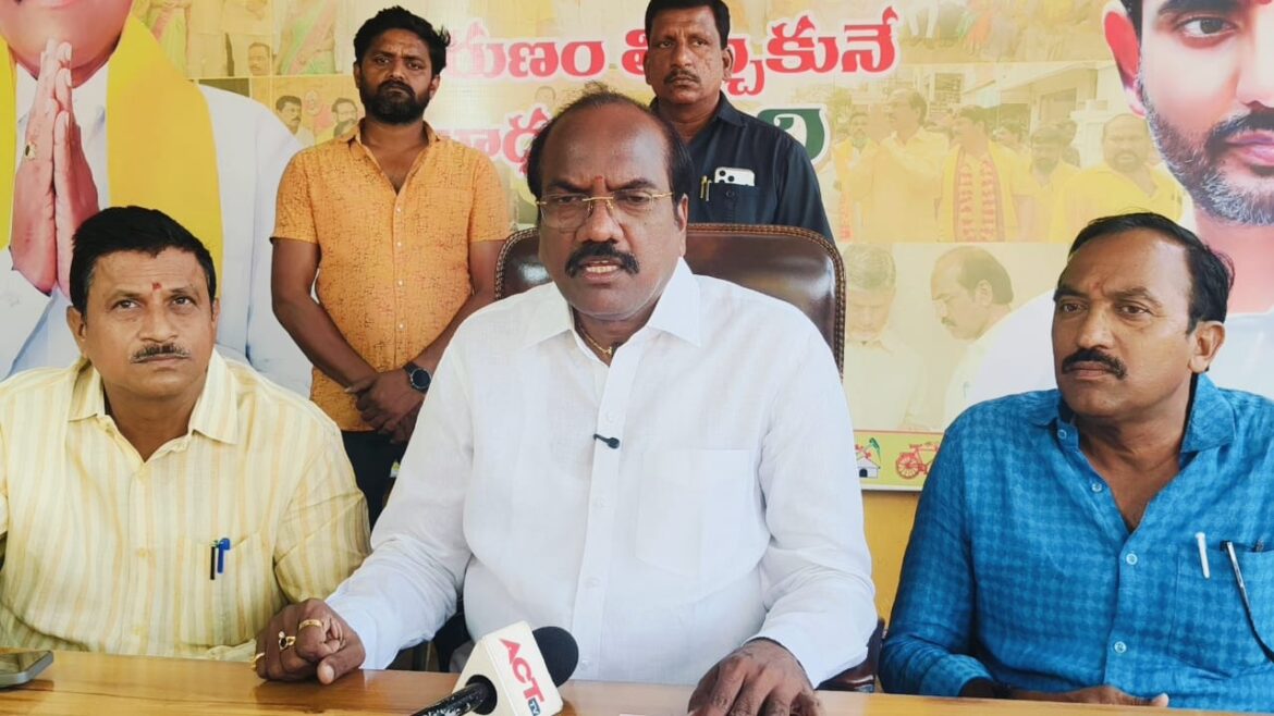 The Desk … Eluru : వైసీపీకి ఓటు అడిగే నైతిక హక్కు లేదు ➖ఎమ్మెల్యే బడేటి చంటి