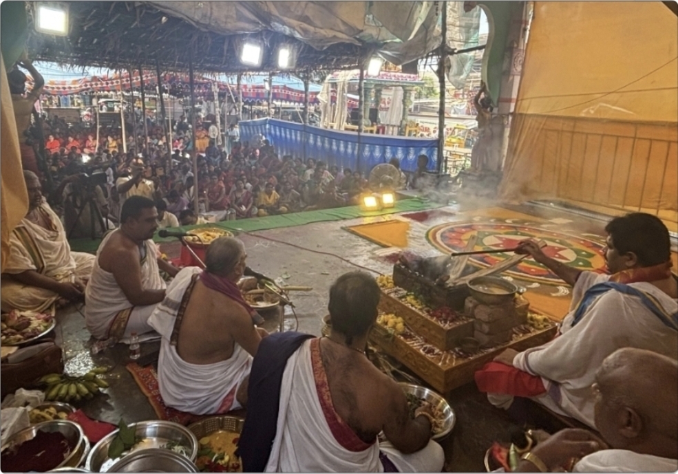 The Desk … Bhimavaram : దుష్టశక్తుల నివారణకు సుదర్శన హోమం