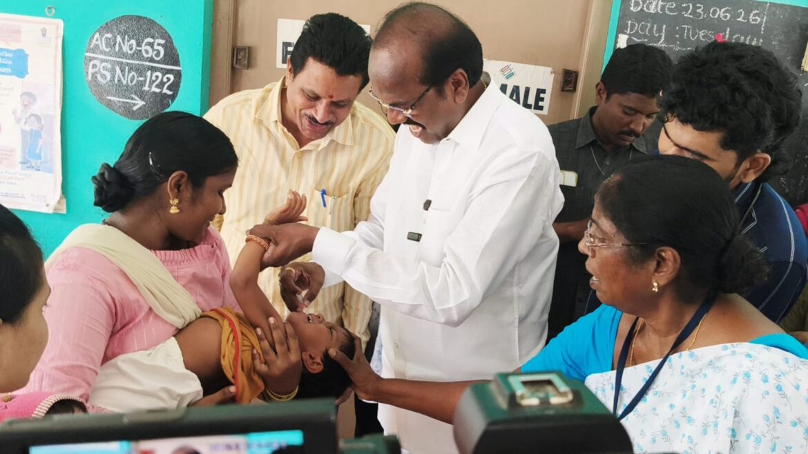 The Desk… Eluru : పోలియోపై అప్రమత్తతే భవిష్యత్ తరాలకు రక్షణ…”పల్స్ పోలియో”  ప్రారంభంలో ఎమ్మెల్యే బడేటి చంటి