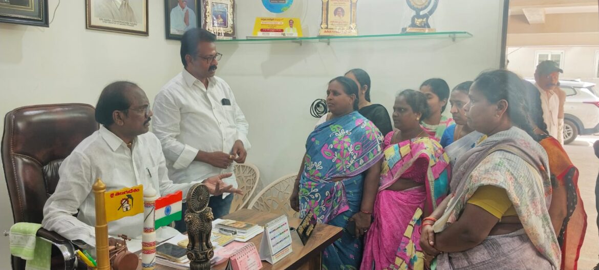 The Desk…Eluru : ప్రజా సమస్యల పరిష్కారానికి ప్రత్యేక దృష్టి➖ఎమ్మెల్యే బడేటి చంటి
