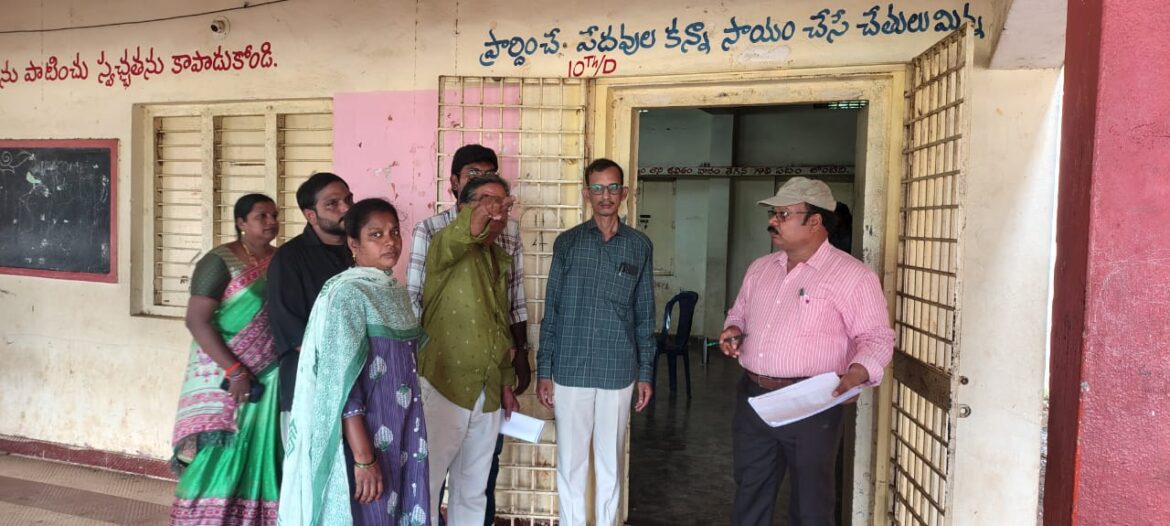The Desk … Vunguturu : ఉంగుటూరు నియోజకవర్గంలో పోలింగ్ కేంద్రాల పరిశీలన