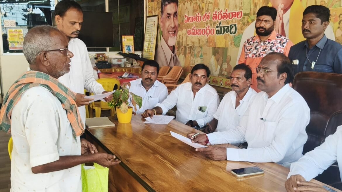 The Desk … Eluru : ప్రజా సమస్యల పరిష్కారమే ధ్యేయం➖ ఎమ్మెల్యే చంటి