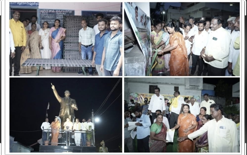 The Desk … Nandigama : దాతల సహకారం మరువలేనిది